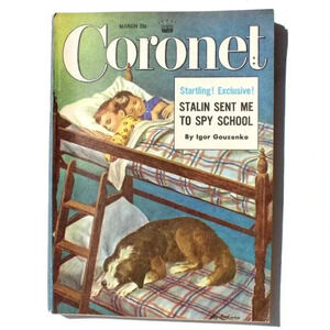 Vintage March 1953 Vol. 33 No. 5 Coronet Magazine 197 - Spy School